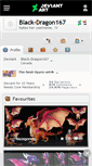 Mobile Screenshot of black-dragon167.deviantart.com