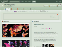 Tablet Screenshot of black-dragon167.deviantart.com