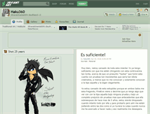 Tablet Screenshot of haku360.deviantart.com