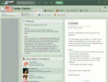 Tablet Screenshot of candy--candy.deviantart.com