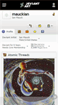 Mobile Screenshot of mauckian.deviantart.com