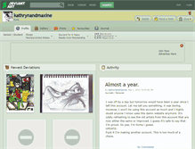 Tablet Screenshot of kathrynandmaxine.deviantart.com