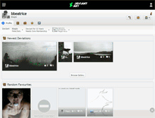 Tablet Screenshot of bbeatrice.deviantart.com