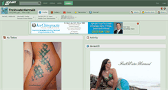 Desktop Screenshot of freshwatermermaid.deviantart.com