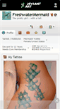 Mobile Screenshot of freshwatermermaid.deviantart.com
