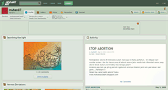 Desktop Screenshot of muhan87.deviantart.com
