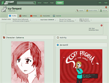 Tablet Screenshot of icy-tempest.deviantart.com