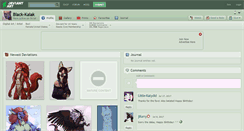 Desktop Screenshot of black-kalak.deviantart.com