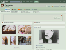 Tablet Screenshot of francizzbm.deviantart.com