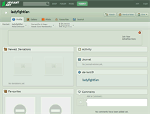 Tablet Screenshot of ladyfightfan.deviantart.com