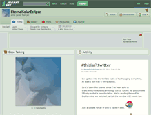 Tablet Screenshot of eternalsolareclipse.deviantart.com