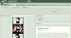 Desktop Screenshot of crow213.deviantart.com