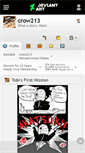 Mobile Screenshot of crow213.deviantart.com