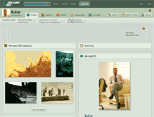 Tablet Screenshot of buhar.deviantart.com