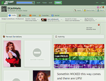 Tablet Screenshot of dcartworks.deviantart.com