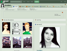 Tablet Screenshot of bredders.deviantart.com