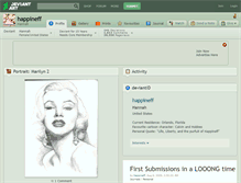 Tablet Screenshot of happineff.deviantart.com