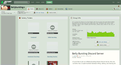 Desktop Screenshot of bellybursting.deviantart.com