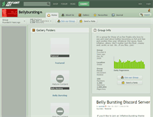 Tablet Screenshot of bellybursting.deviantart.com