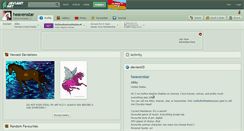 Desktop Screenshot of heavenstar.deviantart.com