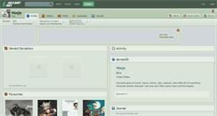 Desktop Screenshot of hooje.deviantart.com