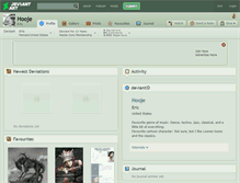Tablet Screenshot of hooje.deviantart.com