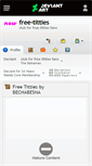 Mobile Screenshot of free-titties.deviantart.com