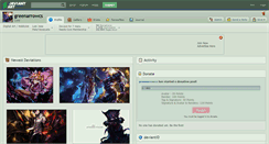 Desktop Screenshot of greenarrowcs.deviantart.com