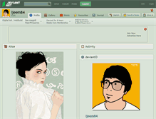 Tablet Screenshot of ljeem84.deviantart.com