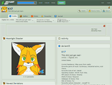 Tablet Screenshot of k17.deviantart.com