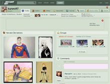Tablet Screenshot of kuroro97.deviantart.com