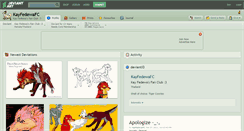 Desktop Screenshot of kayfedewafc.deviantart.com