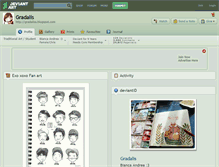 Tablet Screenshot of gradalis.deviantart.com