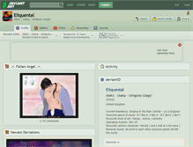 Tablet Screenshot of eliquental.deviantart.com