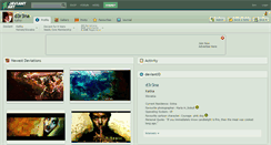 Desktop Screenshot of d3r3na.deviantart.com