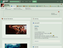 Tablet Screenshot of d3r3na.deviantart.com