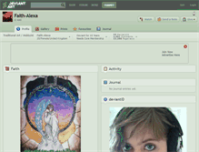 Tablet Screenshot of faith-alexa.deviantart.com