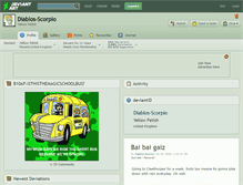 Tablet Screenshot of diablos-scorpio.deviantart.com