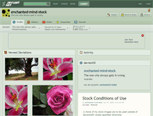 Tablet Screenshot of enchanted-mind-stock.deviantart.com