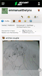 Mobile Screenshot of emmanuelthelynx.deviantart.com