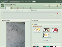 Tablet Screenshot of emmanuelthelynx.deviantart.com