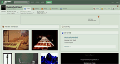 Desktop Screenshot of musicallyminded.deviantart.com
