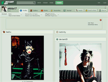 Tablet Screenshot of ekkia17.deviantart.com