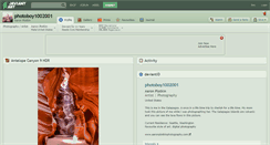 Desktop Screenshot of photoboy1002001.deviantart.com