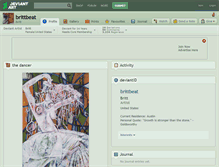 Tablet Screenshot of brittbeat.deviantart.com