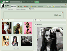 Tablet Screenshot of bellao.deviantart.com