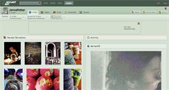 Desktop Screenshot of jennapotter.deviantart.com