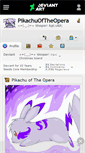 Mobile Screenshot of pikachuoftheopera.deviantart.com