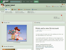 Tablet Screenshot of captain-galant.deviantart.com
