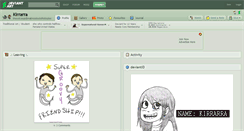 Desktop Screenshot of kirrarra.deviantart.com